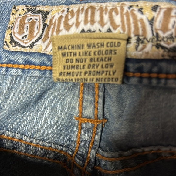 Vintage Heirarchy  Women’s Baggy Blue Jeans Size 32 - Picture 3 of 9